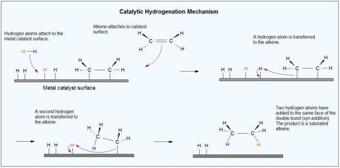 Transfer hydrogenation of olive oil