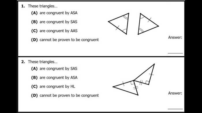 Unit 4 study guide congruent triangles