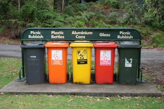 Como deben almacenarse la basura y los articulos reciclables